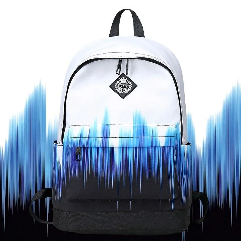 Men's Two Tone Back Packs Designer Satchel Women's Graffiti Backpacks Unisex Lightweight School Bags Girls Boys Book Travel Bags