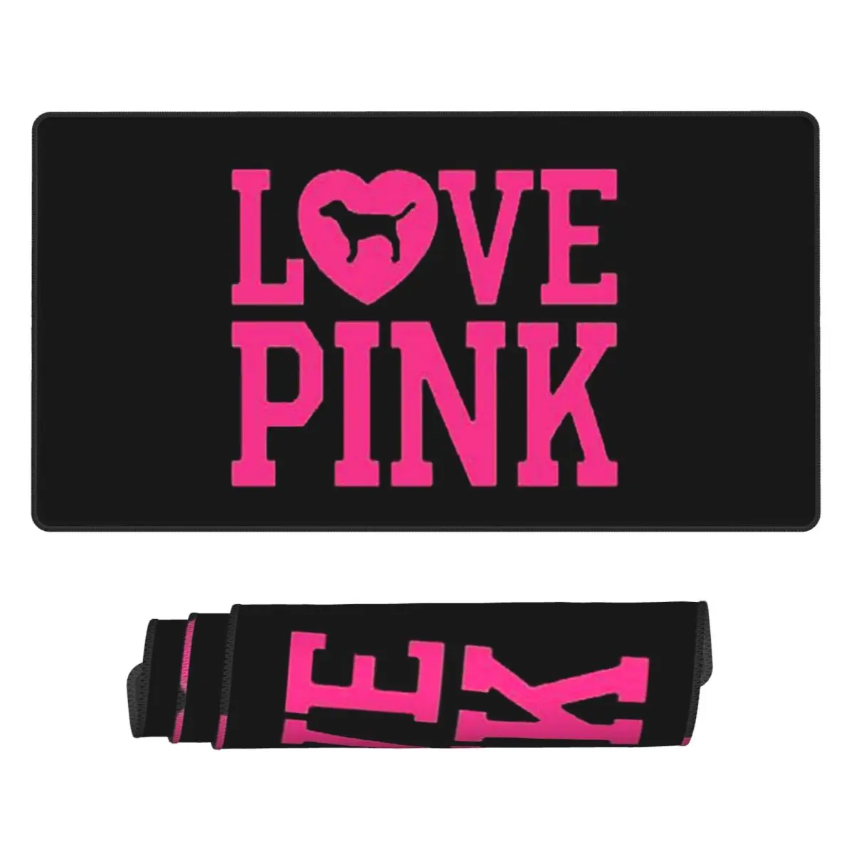 

Большой коврик для мыши Love Pink, геймерский коврик для ПК и ноутбука, коврик для клавиатуры, компьютерный игровой коврик, офисные аксессуары, настольный коврик