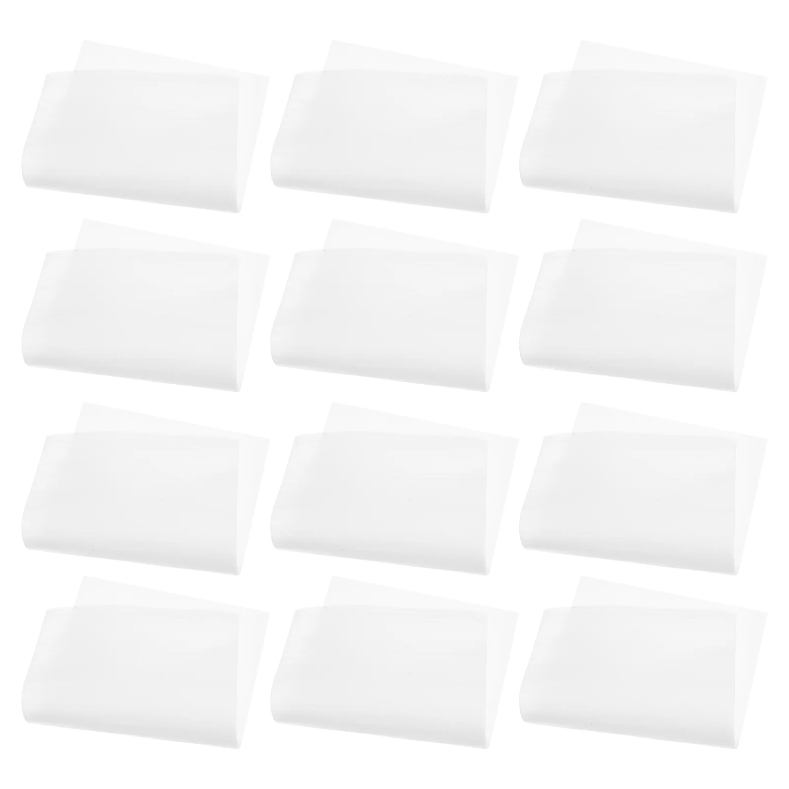 

100 PCS Scrunchies Shockproof Foam Bag Storage Packing Glasses Wraps Pouches Bags White