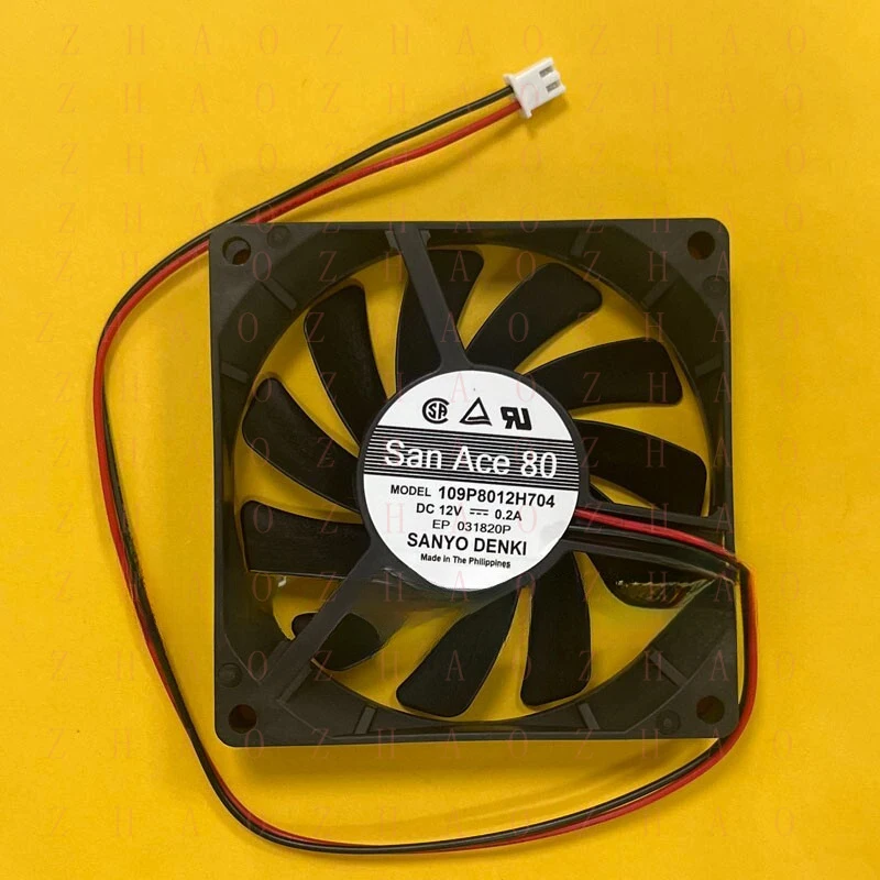 

Вентилятор охлаждения L+ FOR Sanyo 109P0812H704 8015 DC12V 0.2A 8CM 2-проводной бесшумный