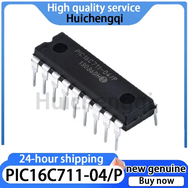 5PCS PIC16C711-04/P Direct Insertion PDIP-18 Microcontroller Microcontroller IC