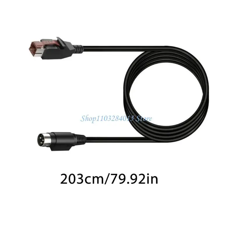 R6FF 24V Power USB to 3Pin Power Din Male Cable for Industrial Medically Accessories