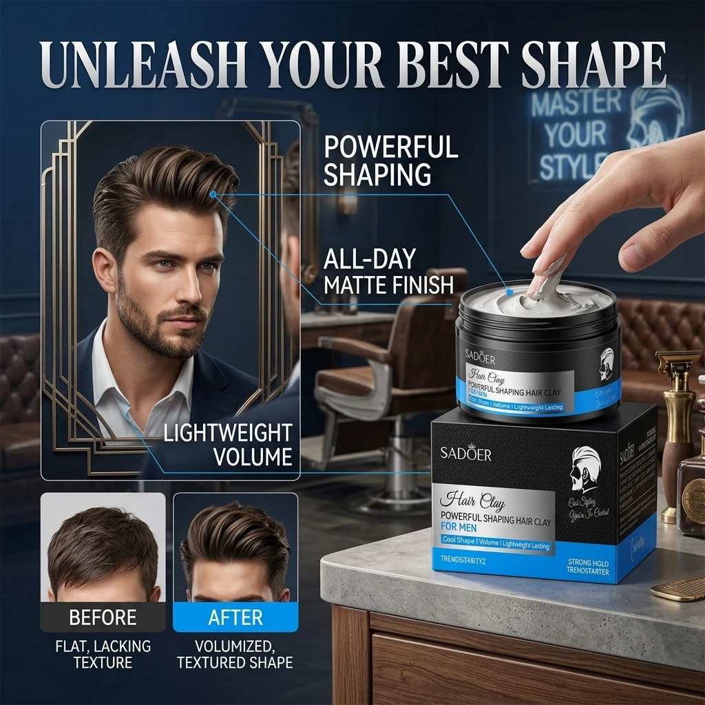 Men's Strong Shaping Hair Paste 100g Easy to Maintain Fixed Hairstyle Exclusive Hair Care Product