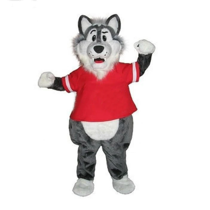 mascot bad grey wolf mascot costume cartoon deer custom anime cosplay kits mascotte fancy dress carnival costume 2549