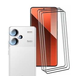 Vidrio templado para Redmi Note 13 Pro Plus 5G, Protector de pantalla completo y película de cámara suave para Note 13 Pro Plus