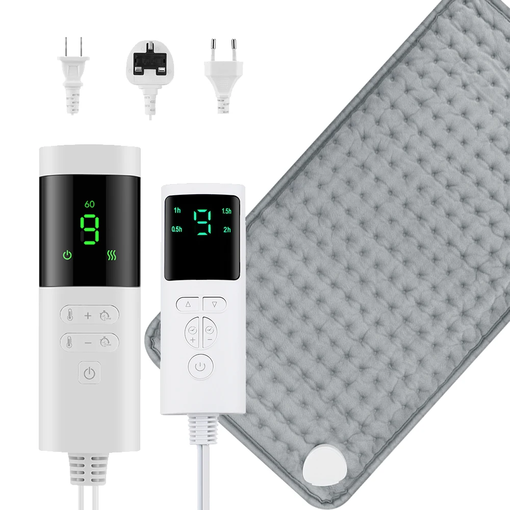 Almohadilla calefactora eléctrica para espalda, calentador portátil, cuidado de calambres, hombros, Abdomen, piernas, manta calefactora, estera de Camping para el hogar y la Oficina