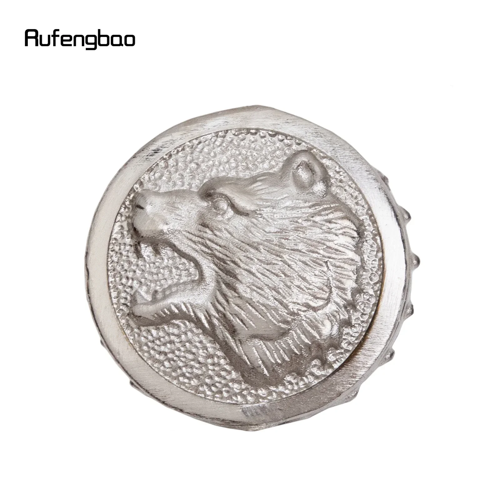 Bastón para caminar de una sola articulación con cabeza de oso rugiente blanco, bastón decorativo para fiesta de cosplay, bastón de moda para Halloween, 93cm