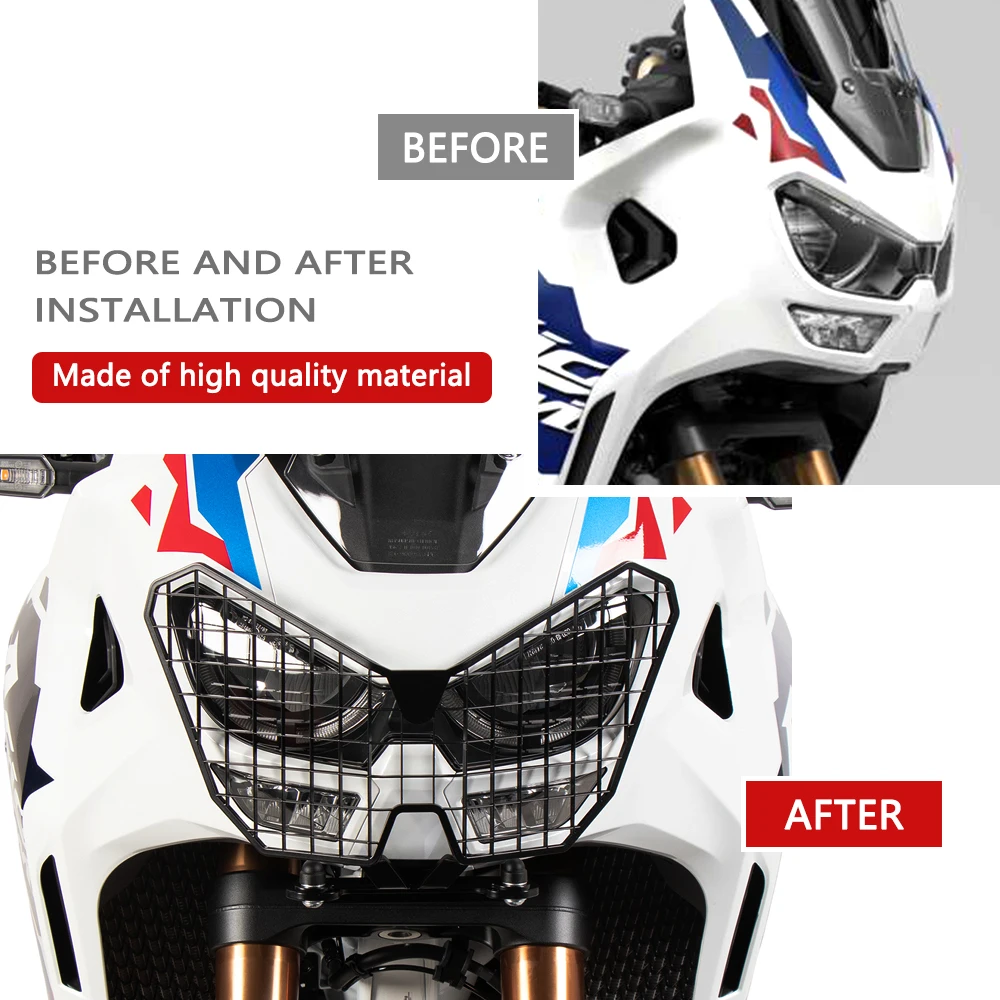 For Honda CRF1100L Africa Twin Adventure Sports 2024 2025 2026 CRF1100 L Headlight Head Light Guard Protector Cover Grille