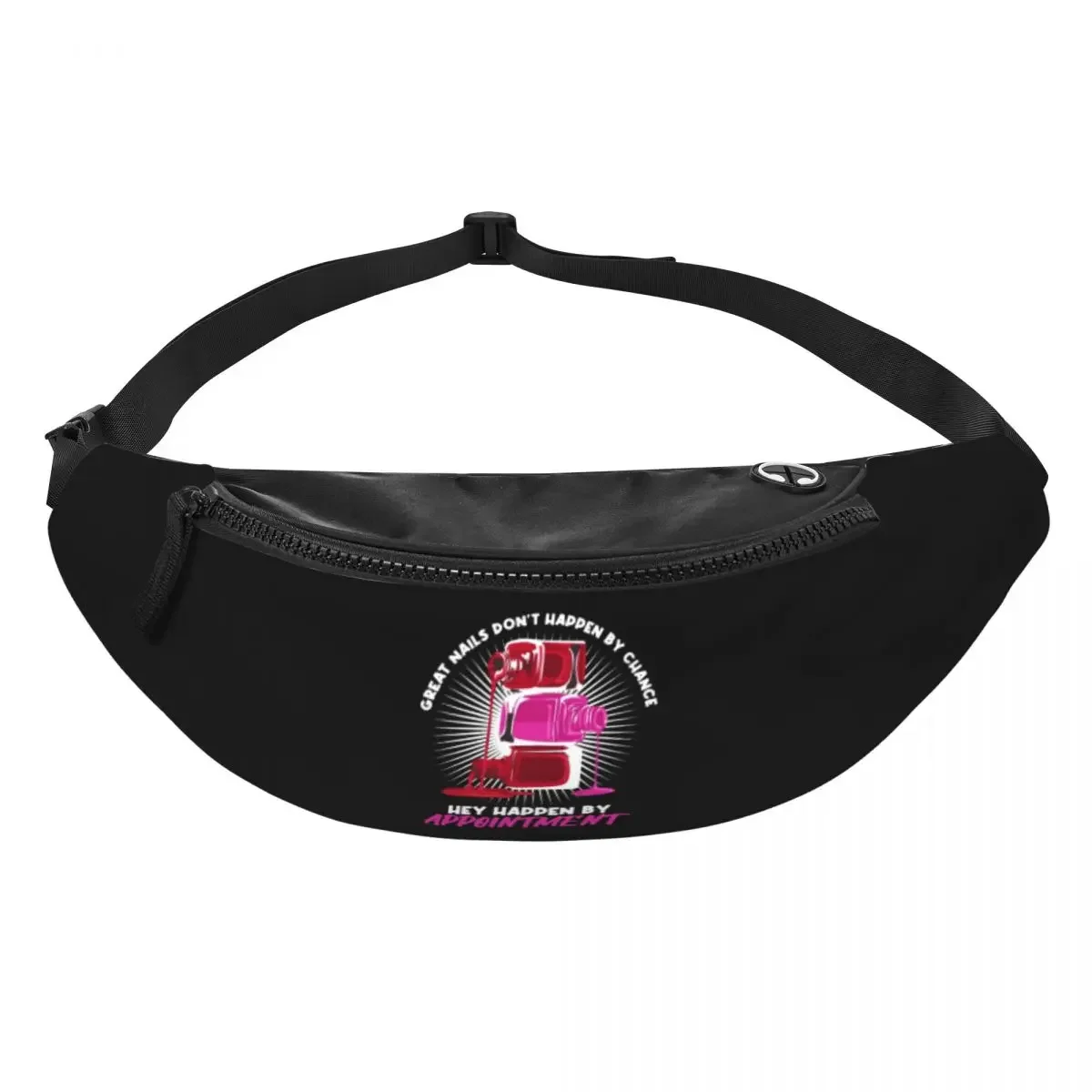 Bolsa de cintura crossbody para homens e mulheres, Unha polonês Fanny Pack, Técnico personalizado Fanny, Bolsa de dinheiro do telefone, Moda