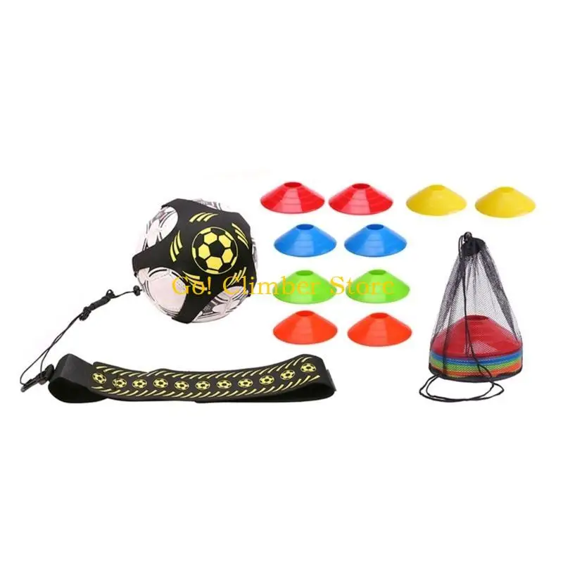 Q84c voetbal kick training assistentie riem training hulpmiddelen handsfree solos oefening