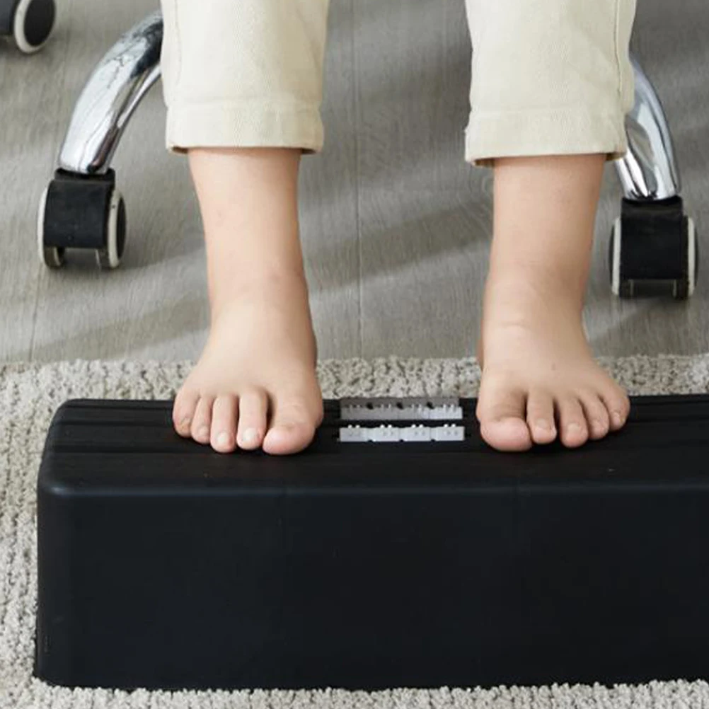 

Premium Non-Slip Roller Footrest Ergonomic Desk Footstool Space-Saving Multi-Purpose Home Office Pedal Adult Use