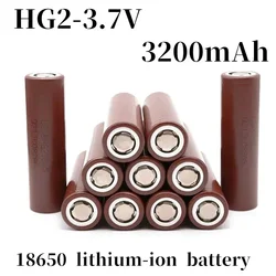 100% original new HG2 18650 battery 3200mAh 18650 HG2 3.7V discharge 20A screwdriver specific rechargeable battery+free delivery