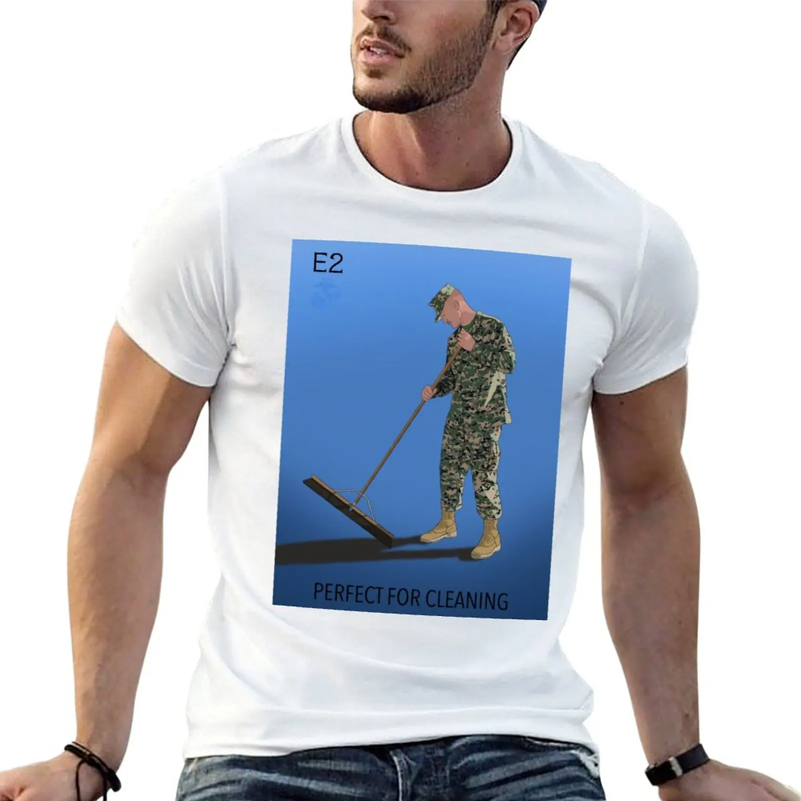 Loteria PFC USMC card T-Shirt Stylish Graphic Short Sleeve Top