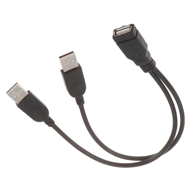 

USB 2.0 female to usb 2 male cable usb double splitter power extension cable