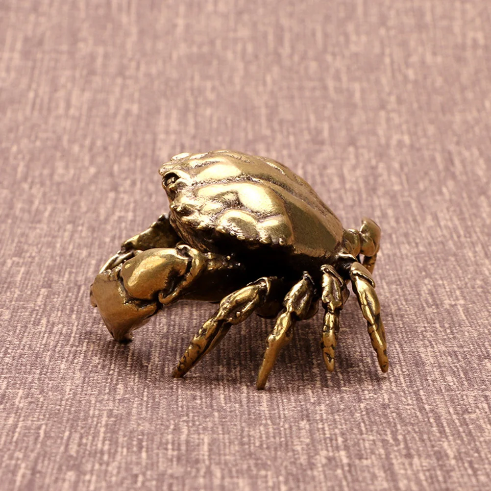 

Crab Ornaments Chic Decoration Decorations Sculpture Brass Home Statue Office Vintage
