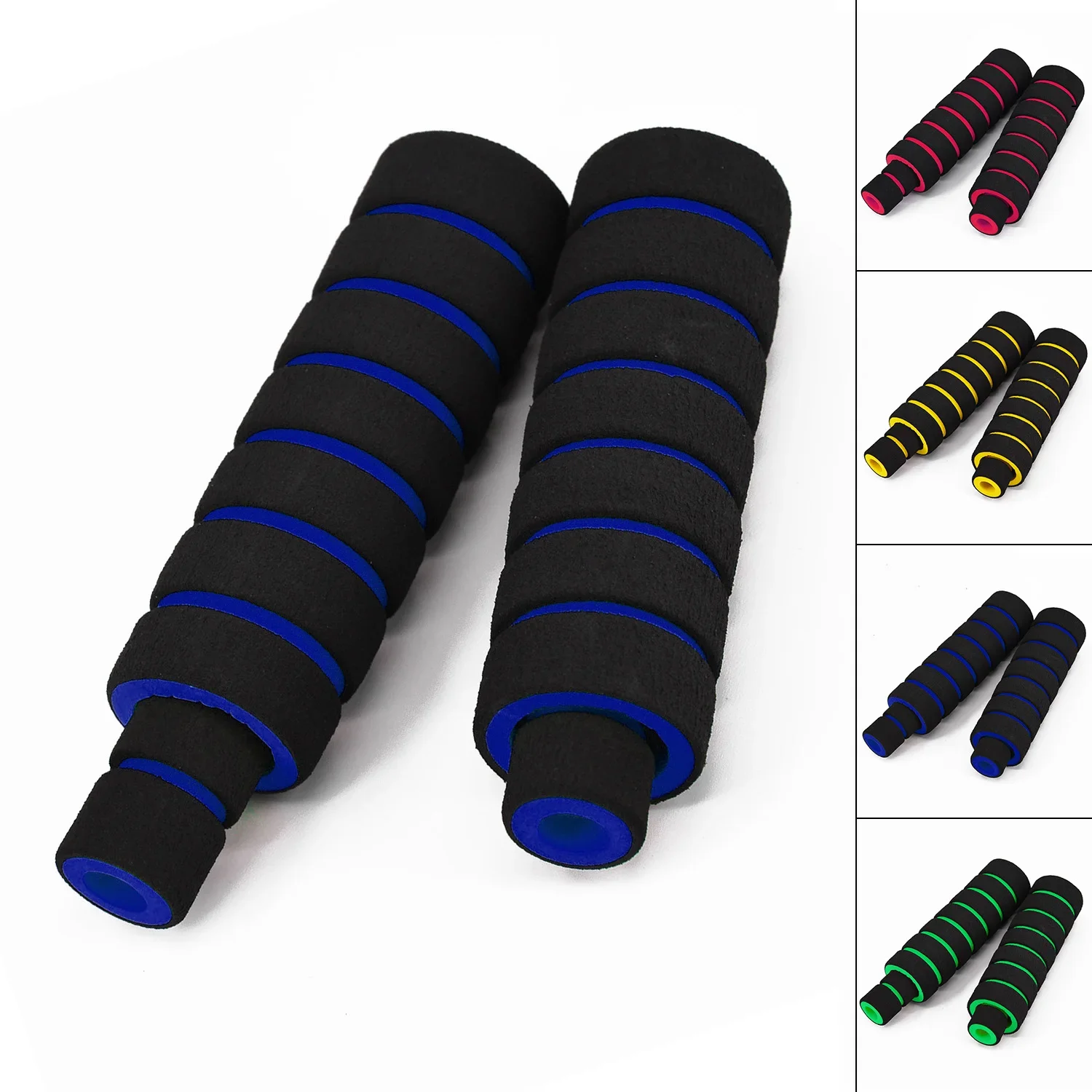 4PCS Motorcycle Handle Bar Grip Brake Clutch  Lever Soft Foam Cover Sponge Anti-skid Shock-absorbing Bike Cycling Grips*