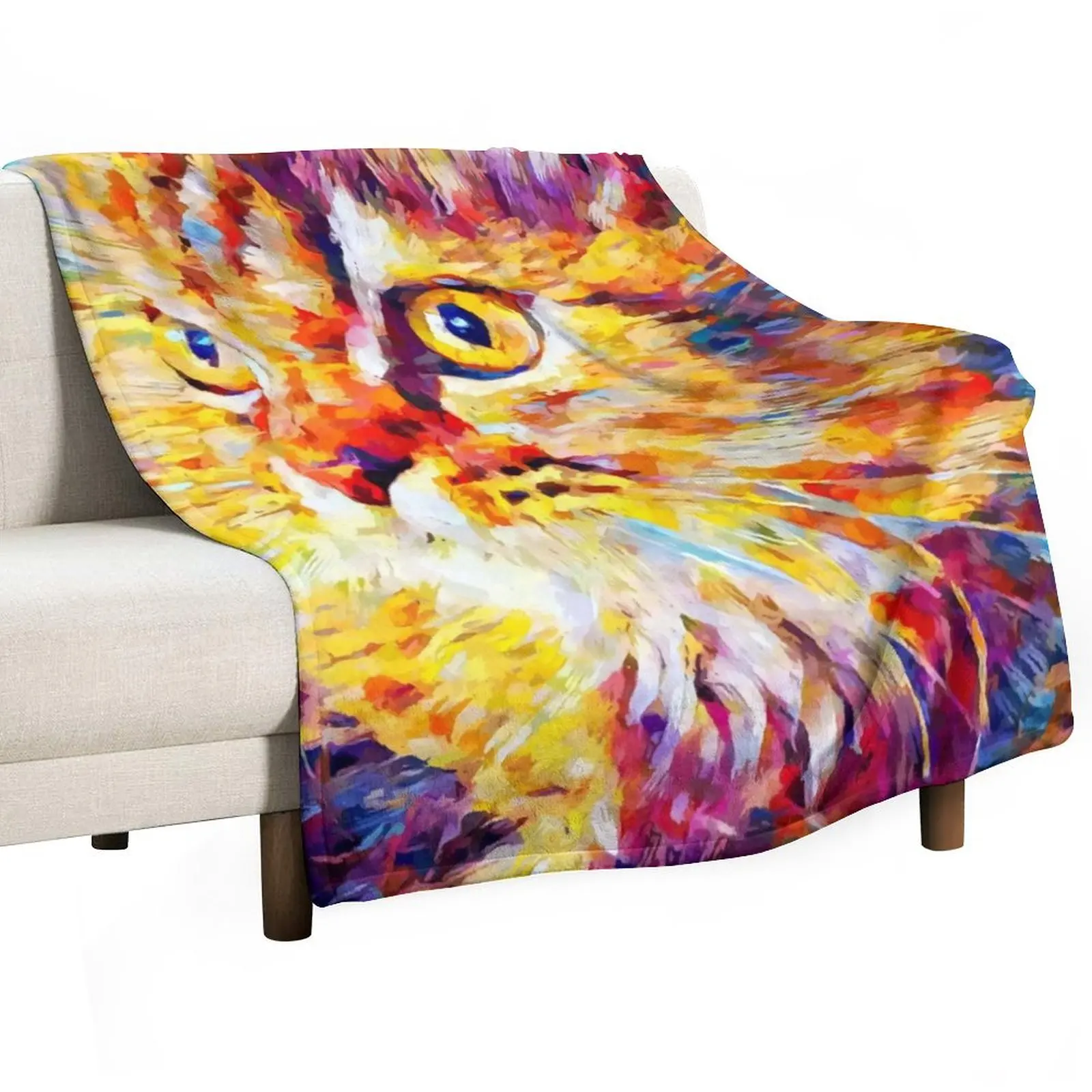 

Maine Coon 2 Throw Blanket Heavy Bed covers Blankets