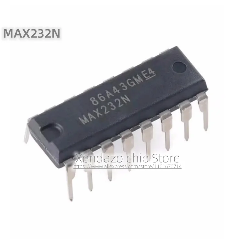 10pcs/lot MAX232N MAX232 DIP-16 package Original genuine EIA-232