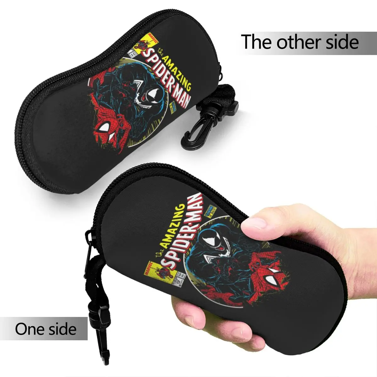 Spider-Man Comic Glasses Case Unisex New Spiderman Reading Protector Ins Eye Contacts Case