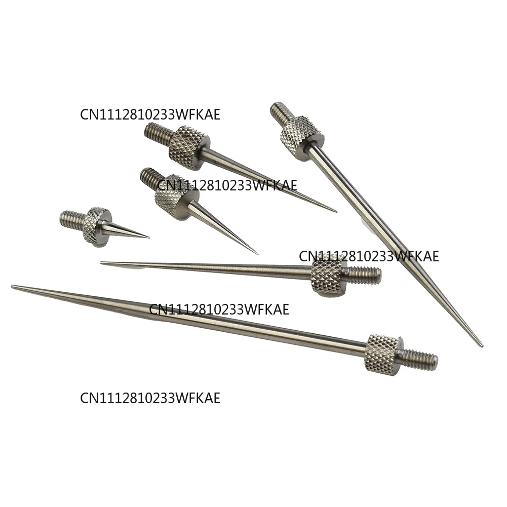 6PCS Dial Digital Test Indicator  M2.5 Thread Shank High Speed Steel Gauge Stylus Altimeter Probe For Measuring Tool Accessories - view 6