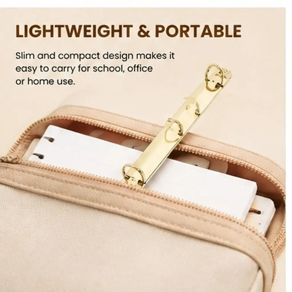 4 Ring Metal Binder Mechanism Ring Replacement Kit A4 Loose Leaf Binding Spines Organizer DIY Planner Accessories Office