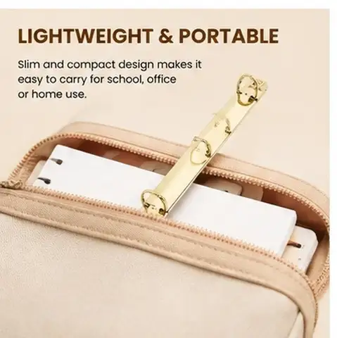 4 Ring Metal Binder Mechanism Ring Replacement Kit A4 Loose Leaf Binding Spines Organizer DIY Planner Accessories Office