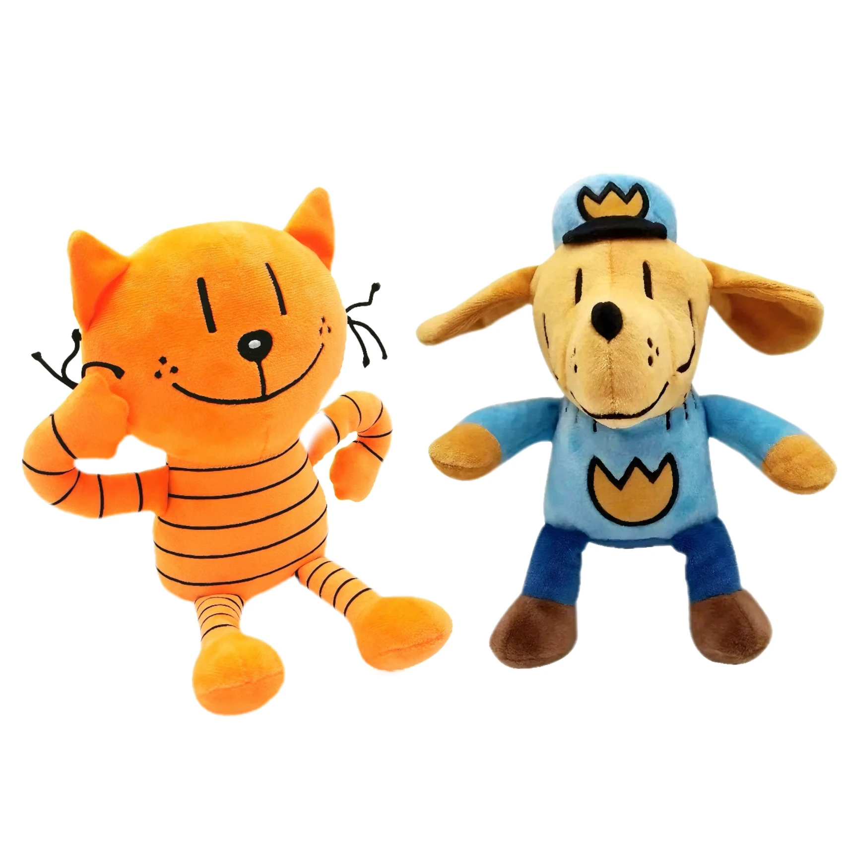 

Dog Man Plush Toy Anime Petey Cat Puppy Stuffed Animal Cartoon Plushies Figures Pillow Birthday Gift