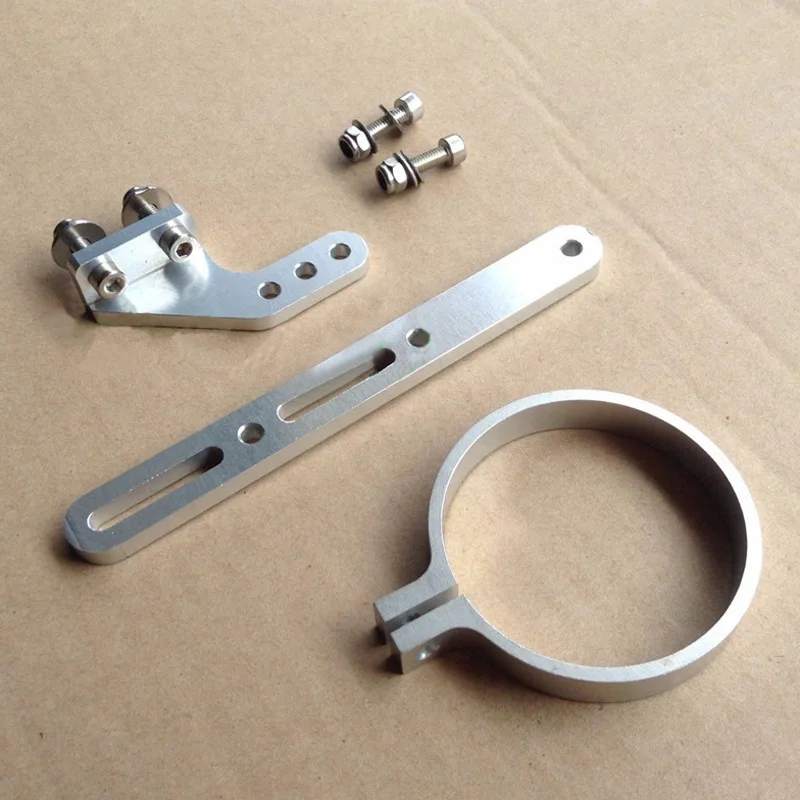 RC Petrol Boat Exhaust Pipe Support Frame Kits Support Holder 51mm Fastening Hoop Bracket Holder for Acceleration Tube Silencer