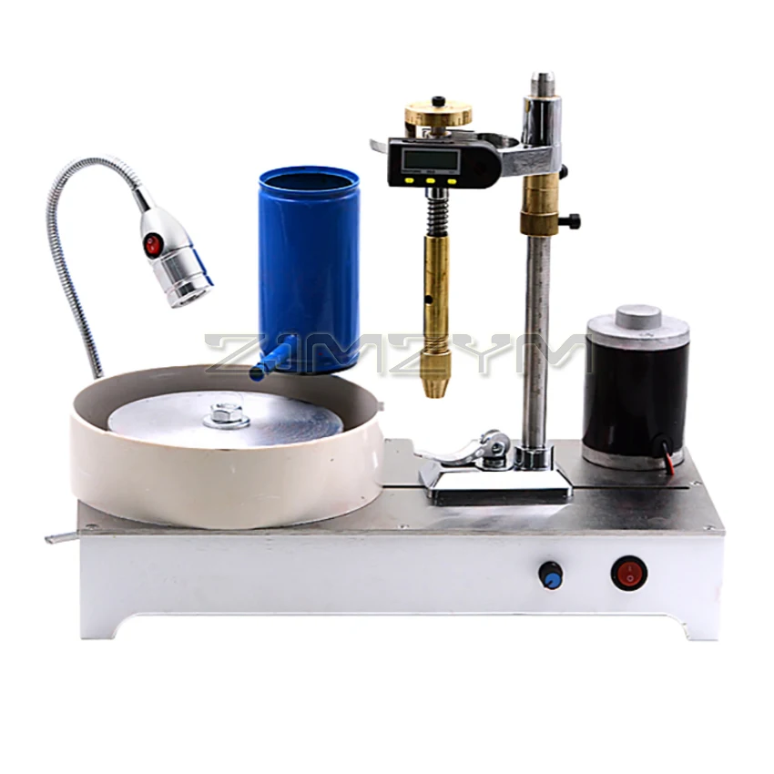 

1800 об/мин обработка ювелирных изделий шлифовальный станок для огранки драгоценных камней цифровой дисплей регулируемая скорость машина для полировки ювелирных изделий