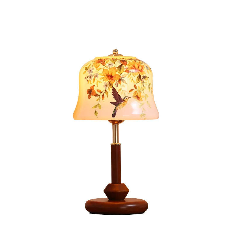 

Medieval creative small table lamp bedroom bedside lamp light luxury high sense 2025 new new Chinese Song Dynasty aesthetic lamp