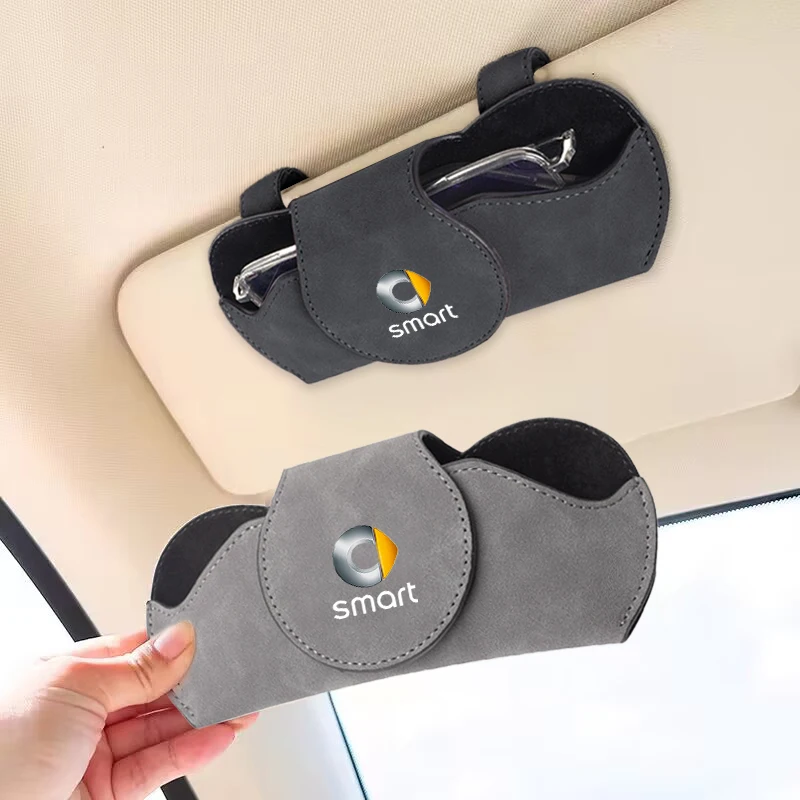 Car Glasses Case Sunglasses Storage Box Clip Multifunction for Smart Eq Fortwo Forfour 453 451 452 450 454 Roadster Accessories