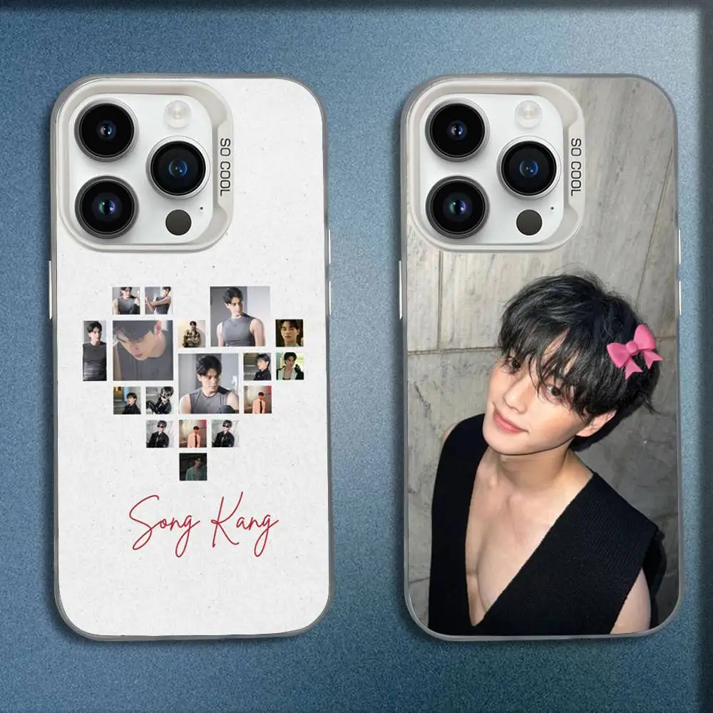 

Actor S-Song Kang Phone Case For iPhone 16,15,14,13,12,11,Mini,Pro,E,MAX White Candy Matte Shockproof Cover