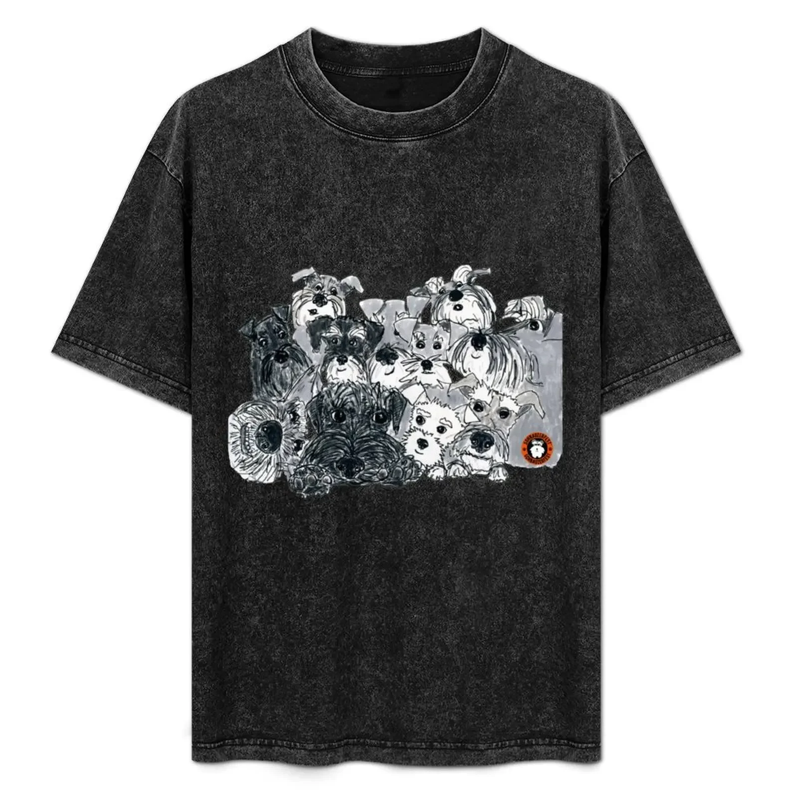 

Did Somebody Say Walk cover artwork for Schnauzerfest T-Shirt customs design your own aesthetic clothes clothes for men