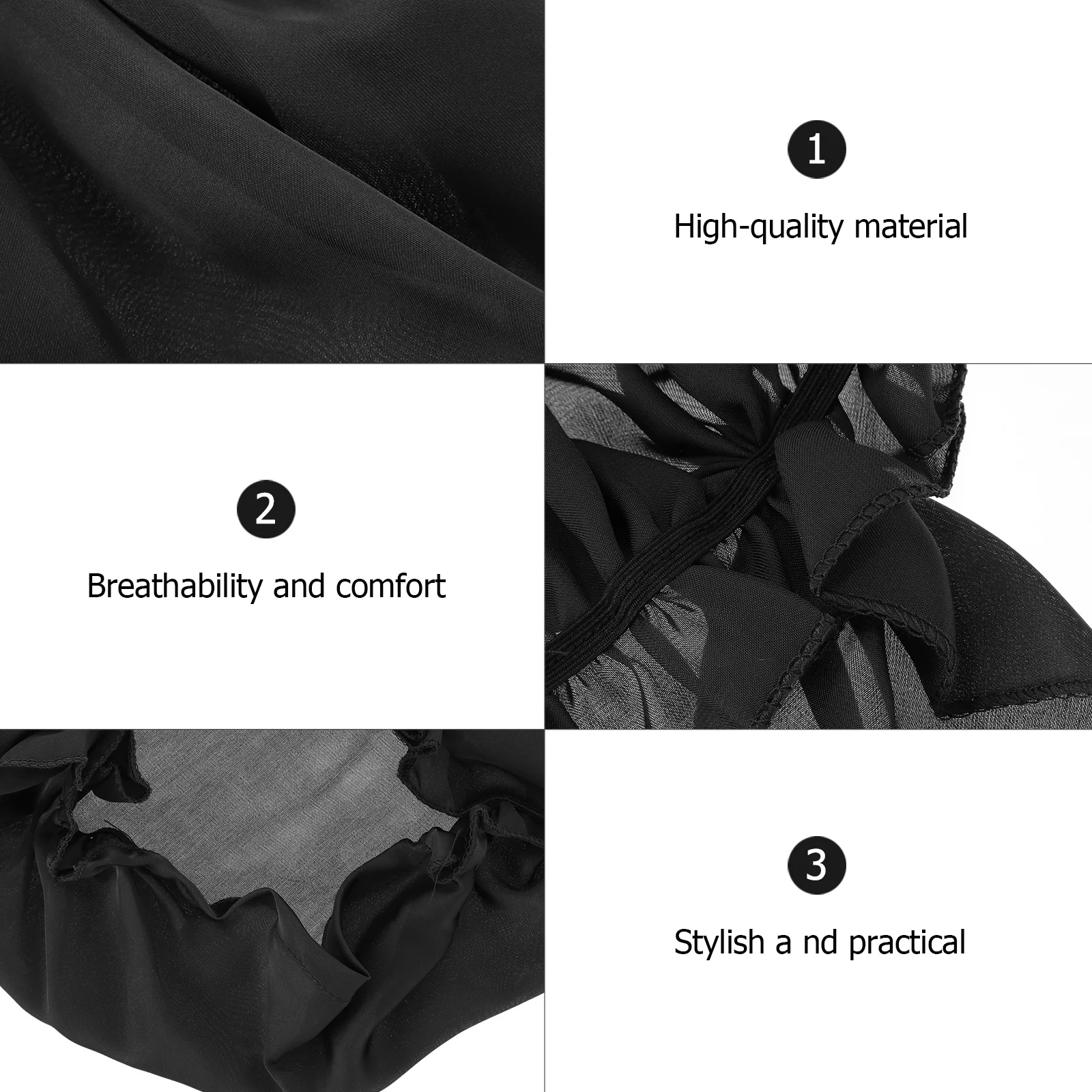 

1pc Silk Sleep Cap Hair Care Shine Prevent Sleeping Bath Makeup Use Confinement Maternal Hat Night