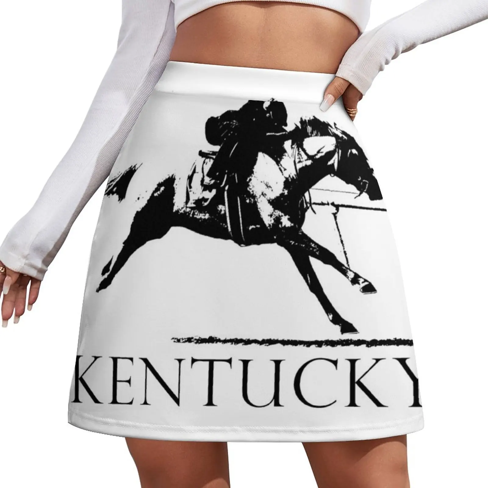 

Kentucky Race Horse Mini Skirt Skirt shorts Skirt satin Short skirts