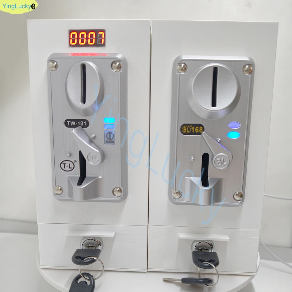 3D-printed coin acceptor Coin-Operated Machine DIY Mini Coin Acceptor & Storage Box with USB Type-C