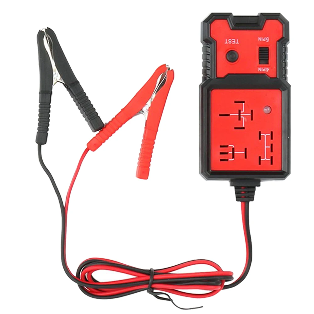 12V Universal Automobile Relay Detector Tester Four-pin Five-pin Relay Diagnostic Tools