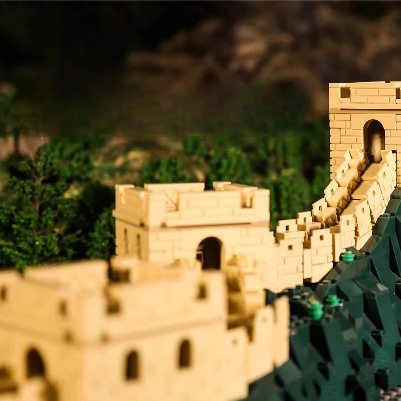SEMBO – blocs de construction Great Wall Badaling, modèles architecturaux anciens assemblés à la main, cadeaux créatifs, jouets éducatifs, ornements