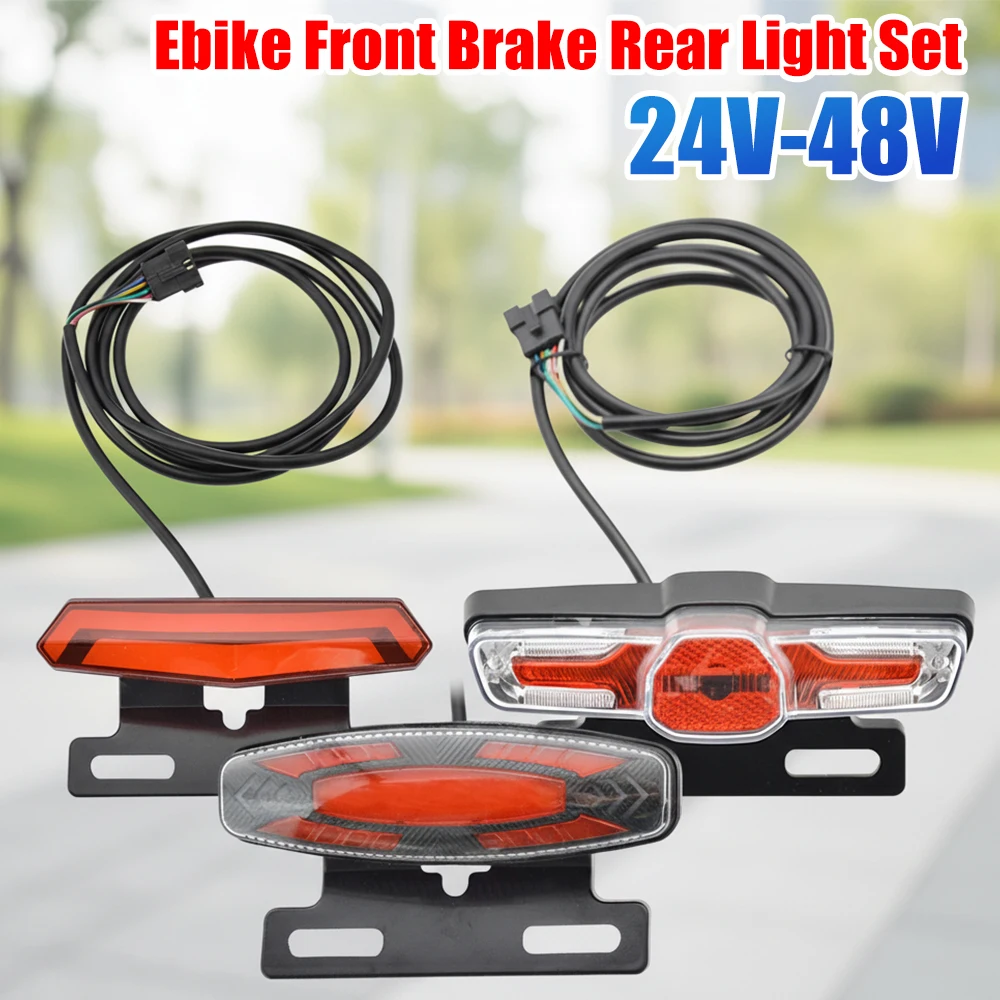 

Профессиональный комплект переднего и заднего фонарей для электровелосипеда с гудком и фарой, энергосберегающий, простой в установке, аксессуары для электровелосипедов