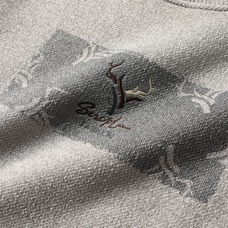 البوب جديد رجل الصوف سترة سميكة البلوز صوف مبطن الخريف الشتاء طاقم الرقبة لاعبا موضة تريكو