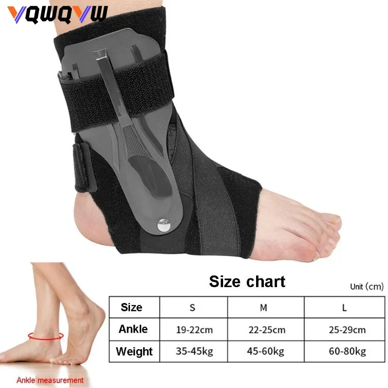 1Pcs Three Way Support Ankle Stabilizer Brace, Ankle Sprain Support for Men & Women, Sports Brace for Basketball, Football