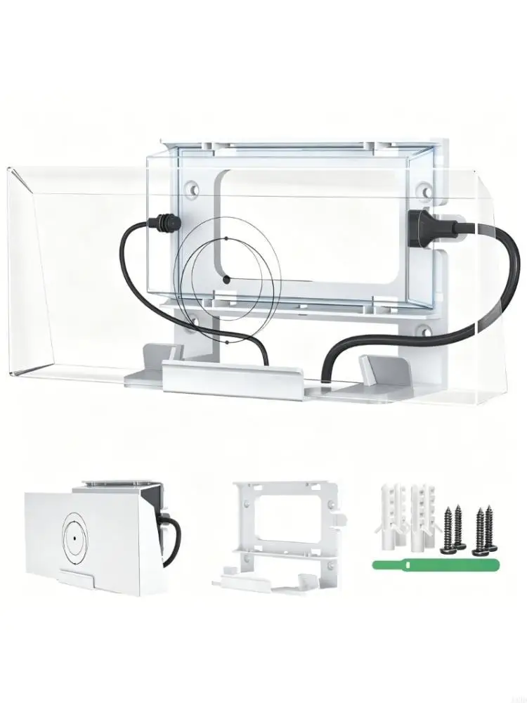 Functional Storage Stand For Satellite Router And Power Adapter For Home Office Or Outdoor Use JOMD