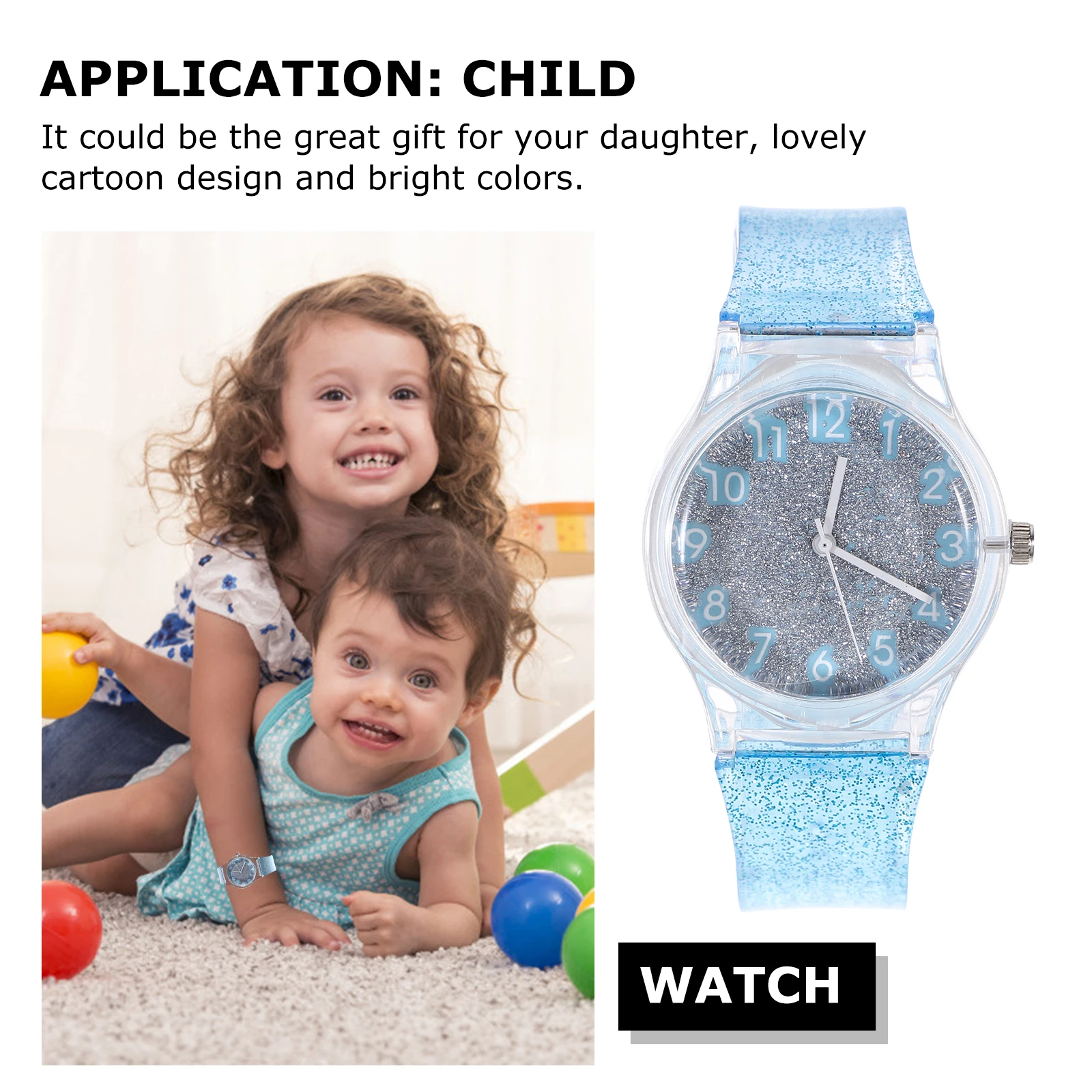

Kids Watch Children's Wristwatch Quartz Watches for Girls Boys Shining Fashion Kids Watches Cartoon Design Adjustable Strap