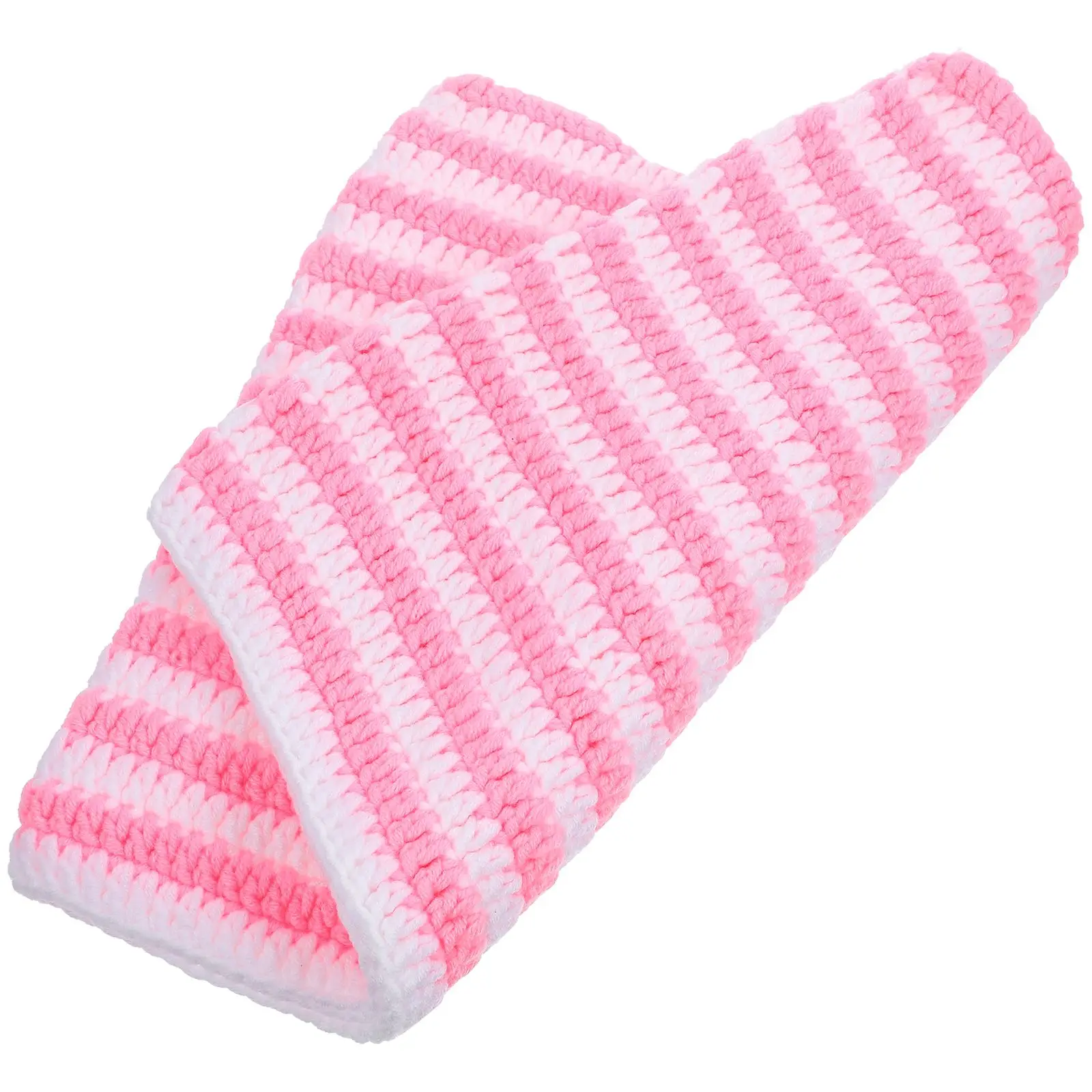 

New Woolen Cat Ears Hat Cute Knitted Cap Soft Comfortable Warm Pink White Hats for Wearing Outdoor Camping Hiking