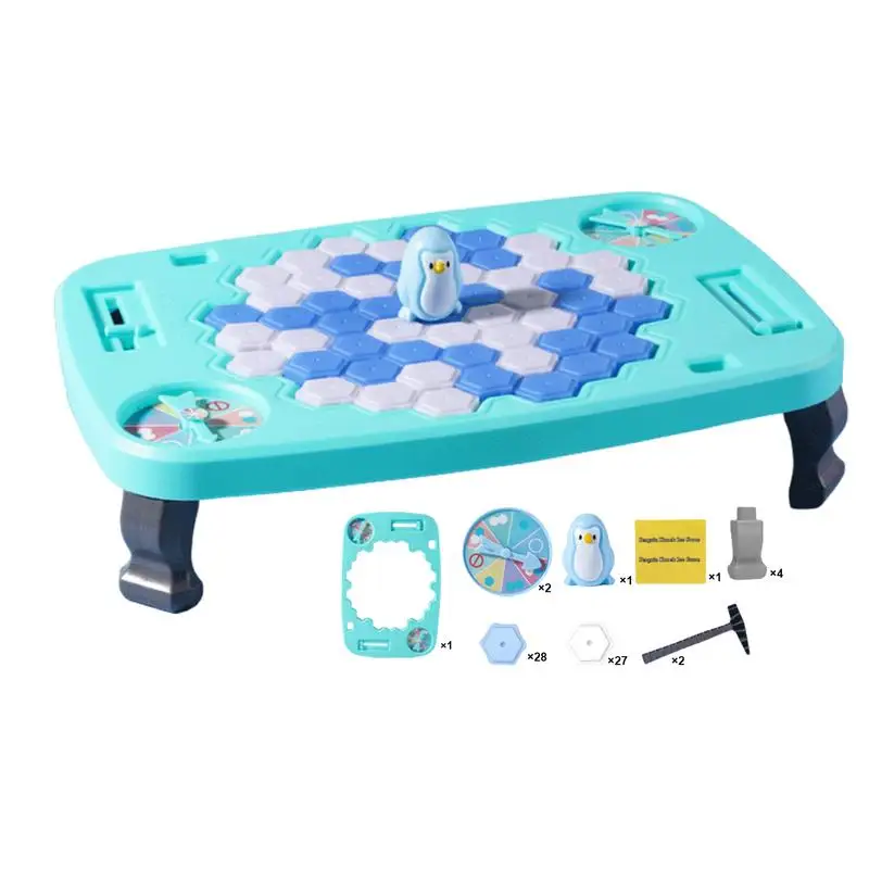 Penguin Ice Game Penguin Ice Rescue Game Preschool Game For Kids Ages 3 And Up Interactive Toy For Adults Families