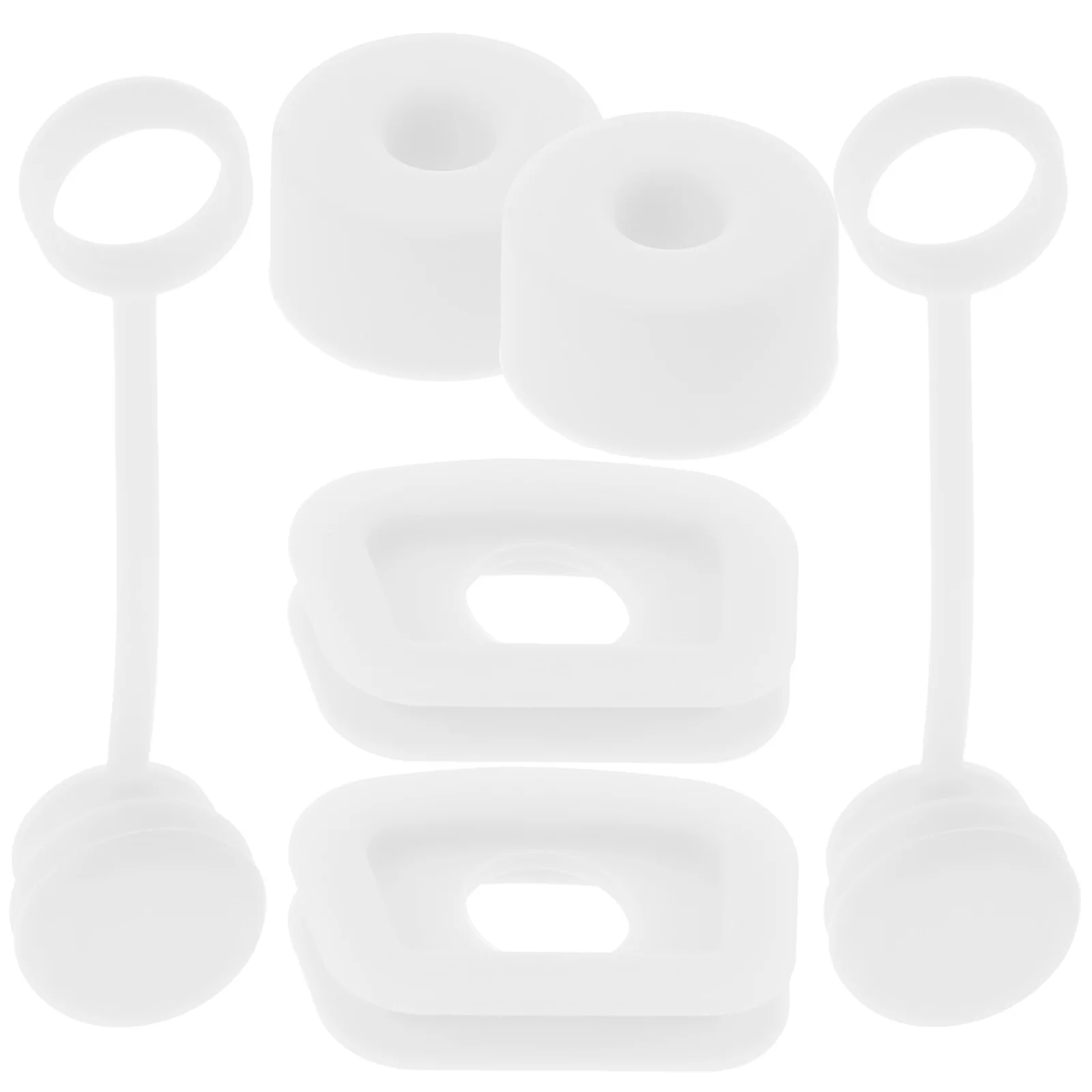 

1Set Silicone Spill Proof Stopper Set for Tumbler Belly Bottle Straw Cover Leak Proof Spill Stopper Accessories