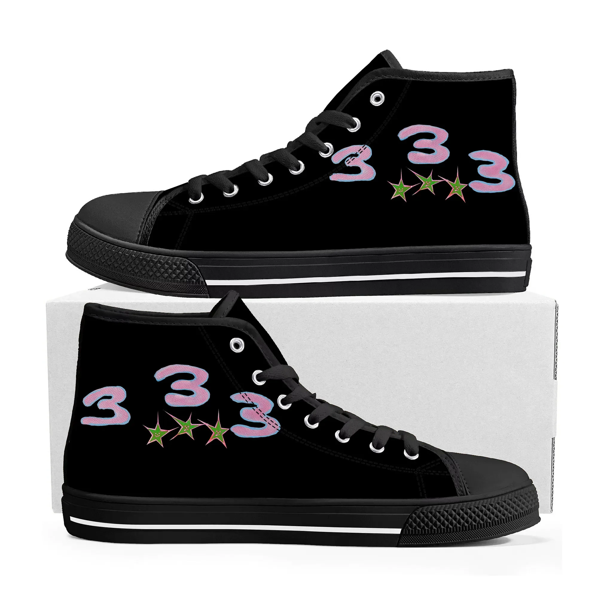 Bladee 333 rapper High Top Sneakers Mens Womens Teenager Canvas High Quality Sneaker Casual Custom Made Shoes Customize Shoe