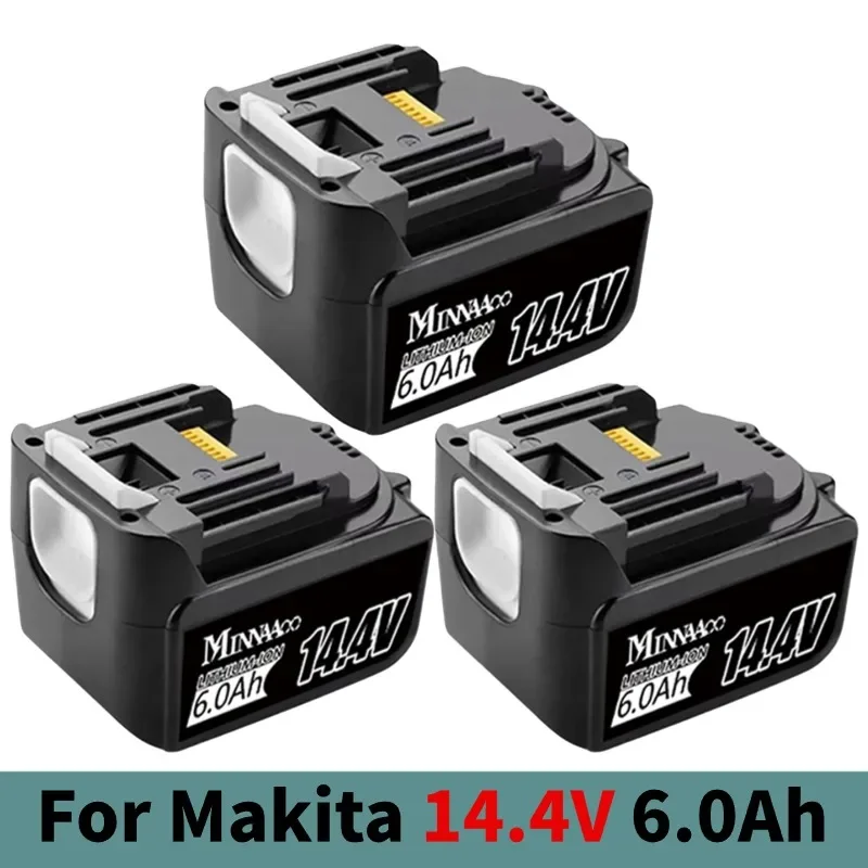 

Original 14.4V 6.0Ah battery for Makita BL1430 Rechargeable Li-Ion Replacement LXT200 BL1415 194558-0 194559-8 194066-1