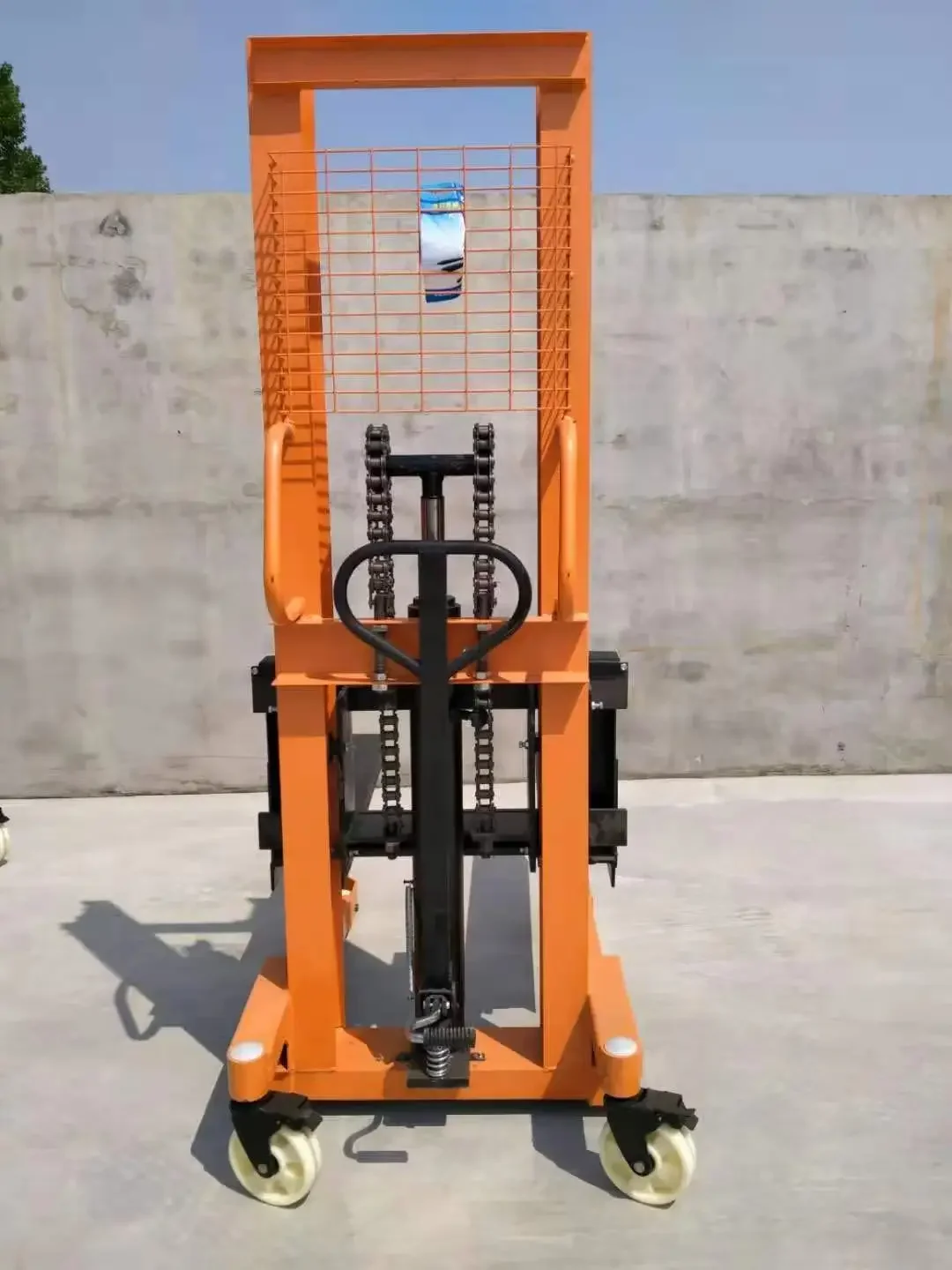 Walkie Stacker Manual Stackers Mini Lift Hidrolik Hand Pallet Hand Forklift Manual Stacker