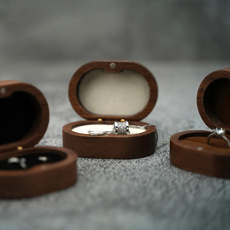 Rustic Wedding Ring Box Wedding Valentine Engagement Anniversary Ceremony Jewelry Ring Holder